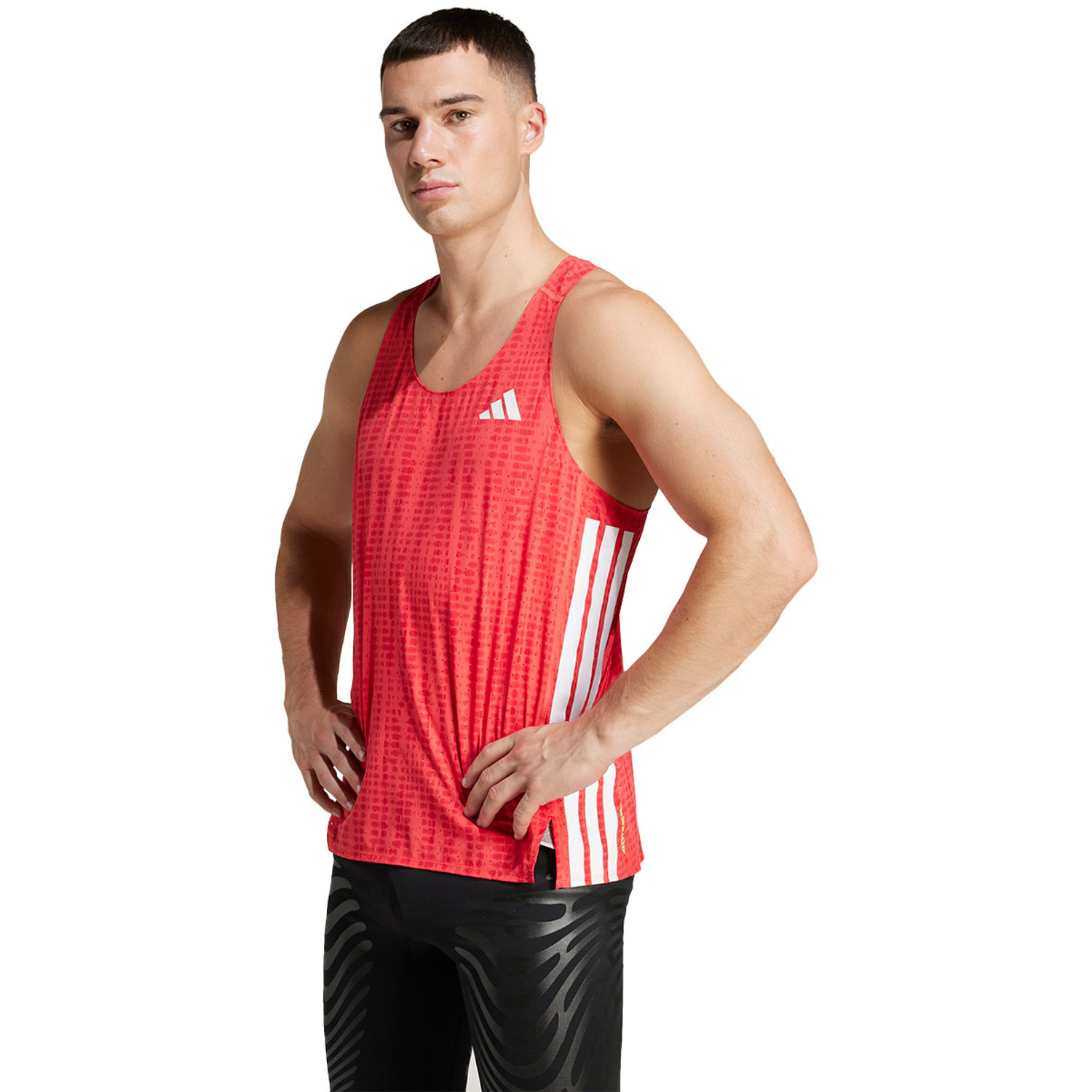 adidas Adizero Singlet Korte Legging Set Heren
