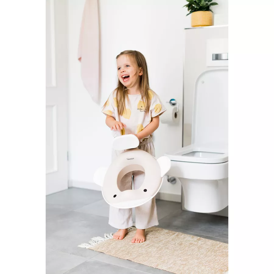 KINDSGUT Toilettenaufsatz Wal sand