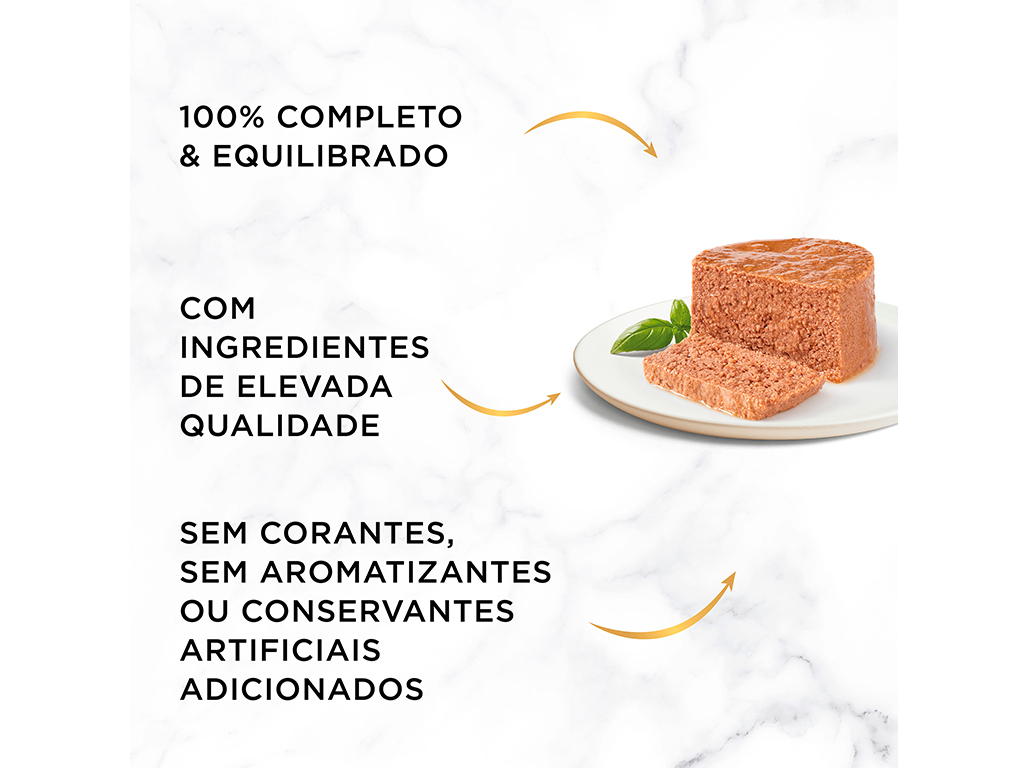 COMIDA HÚMIDA PARA GATO GOURMET GOLD MOUSSE PEIXE DO OCEANO 85G