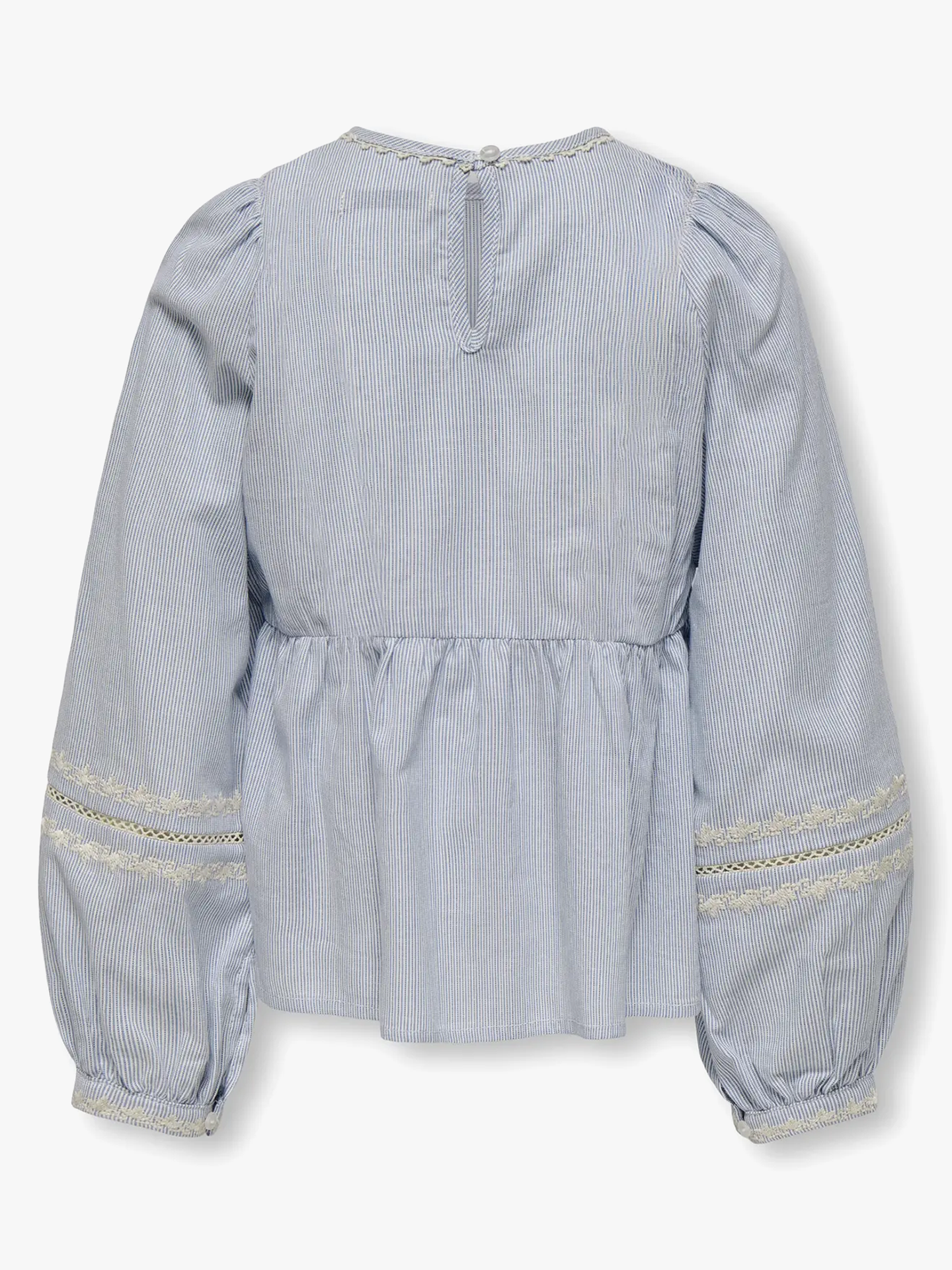 Monica Ane Life Long Sleeve Embroidery Top Woven
