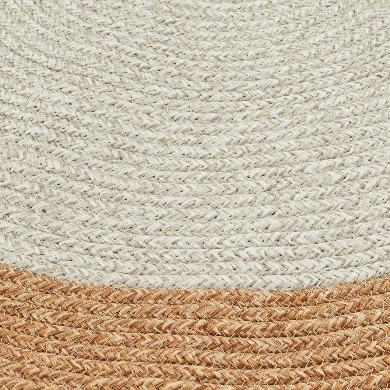 Nazar Rugs Tapis LIMA 4503 fait main beige - 80x80 cm