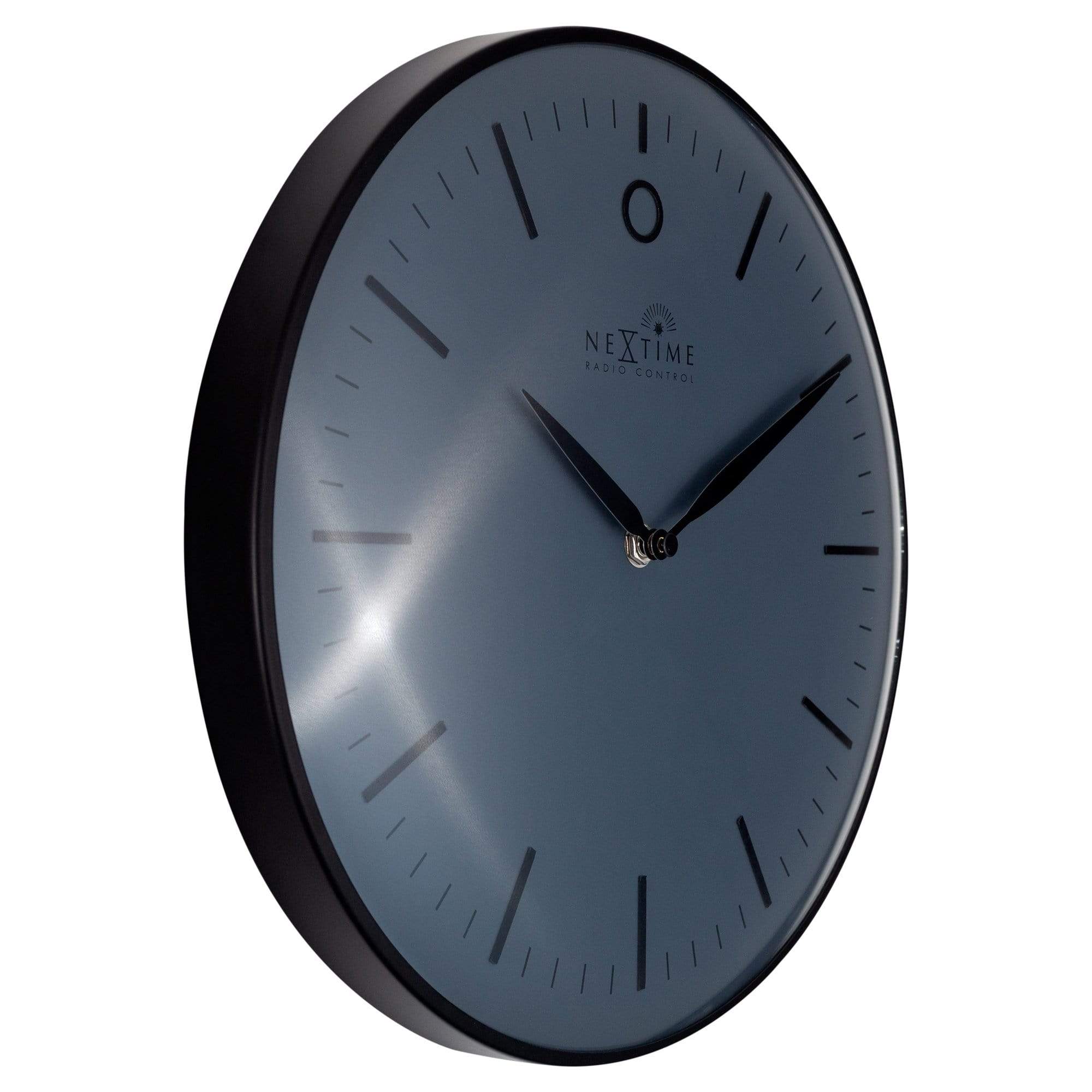 NeXtime - NeXtime - Design Wandklok - Radio controlled -  Zwart - 30cm