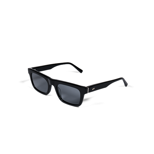MessyWeekend New Dylan Solbriller, Grey/Black