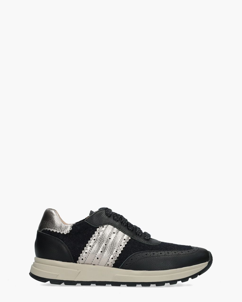 Rapid Soul Yavanna Zwart/Zilver Damessneakers