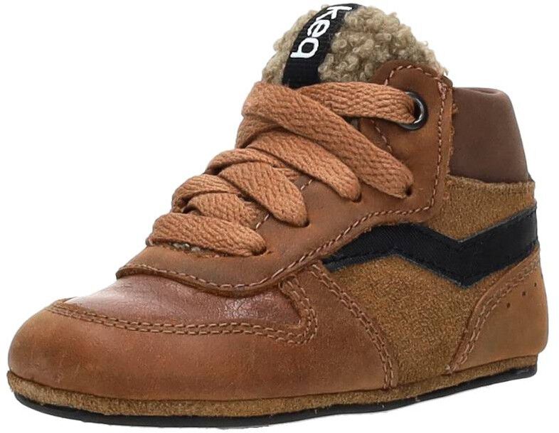 Keq Jongens Baby schoentjes cognac