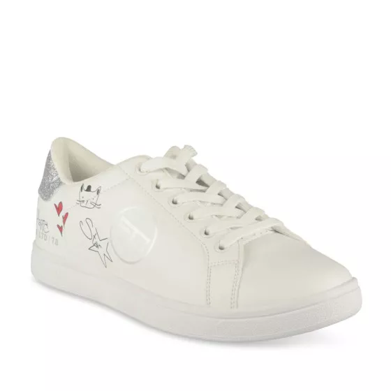 Baskets BLANC ENRICO COVERI
