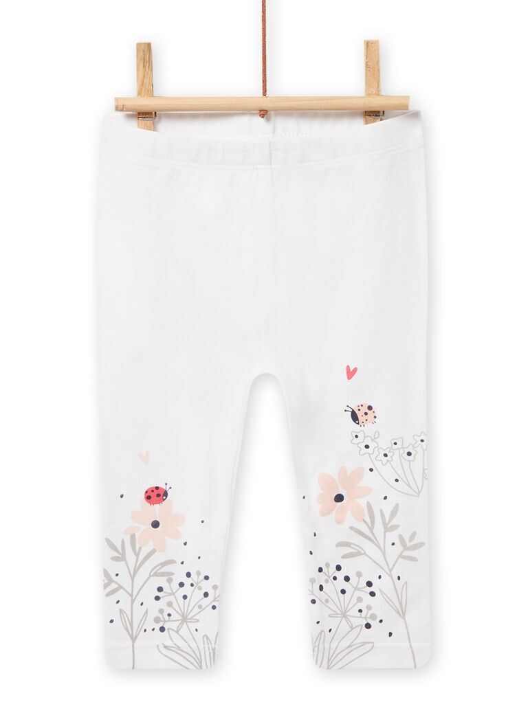 Ensemble robe et legging imprimé fleuri naissance fille