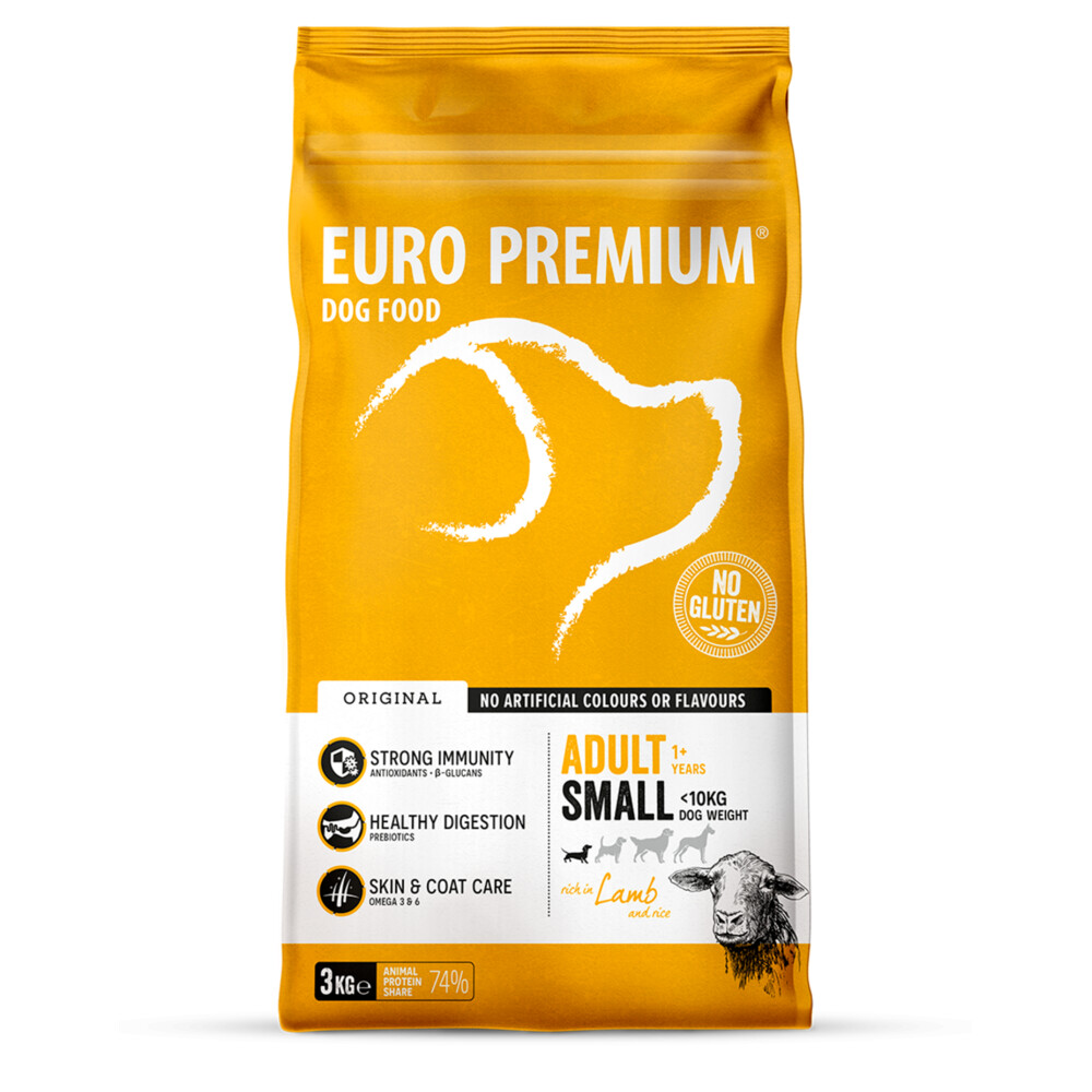 Euro-Premium Adult Small Lam - Rijst3 kg
