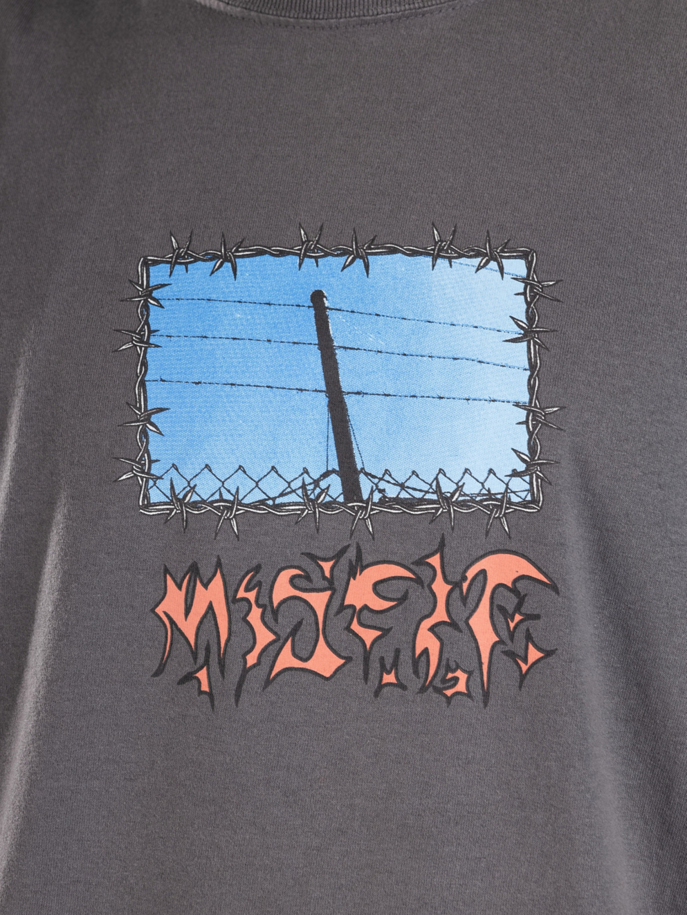 Misfit Shapes Panoramic Heaven T-Shirt pigment petrol