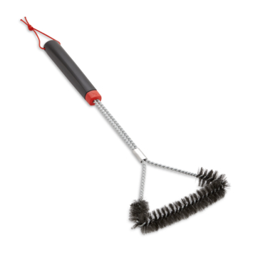 Grillborstel driezijdig 46cm