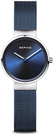 Bering - Classic - Polshorloge - Blauw - Roestvrijstaal - Waterdicht tot 30 m