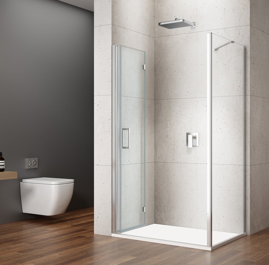 Gelco Loro douchecabine met vouwdeur 90x90cm chroom