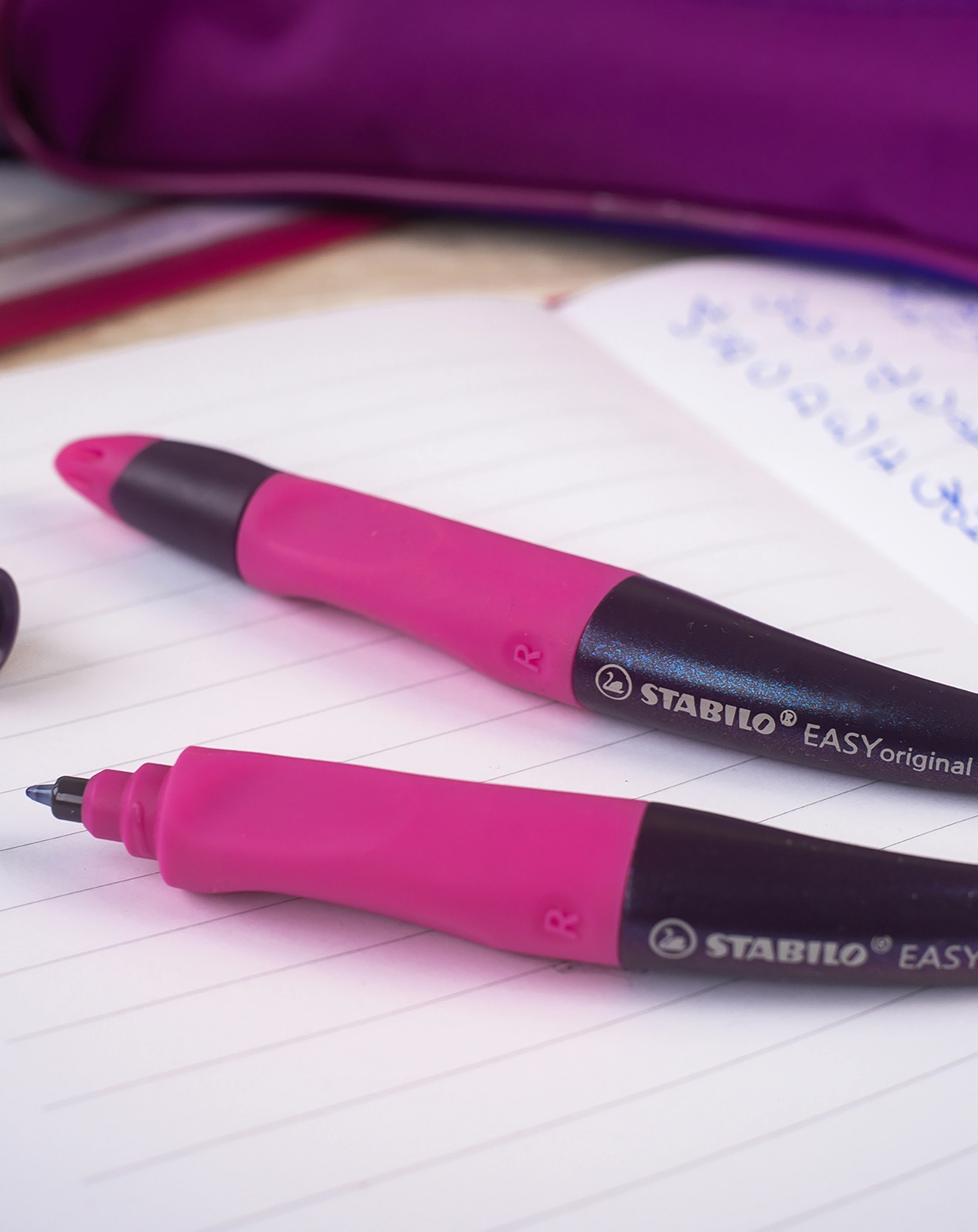 Tintenroller STABILO® EASYoriginal HOLOGRAPH für Rechtshänder in magenta