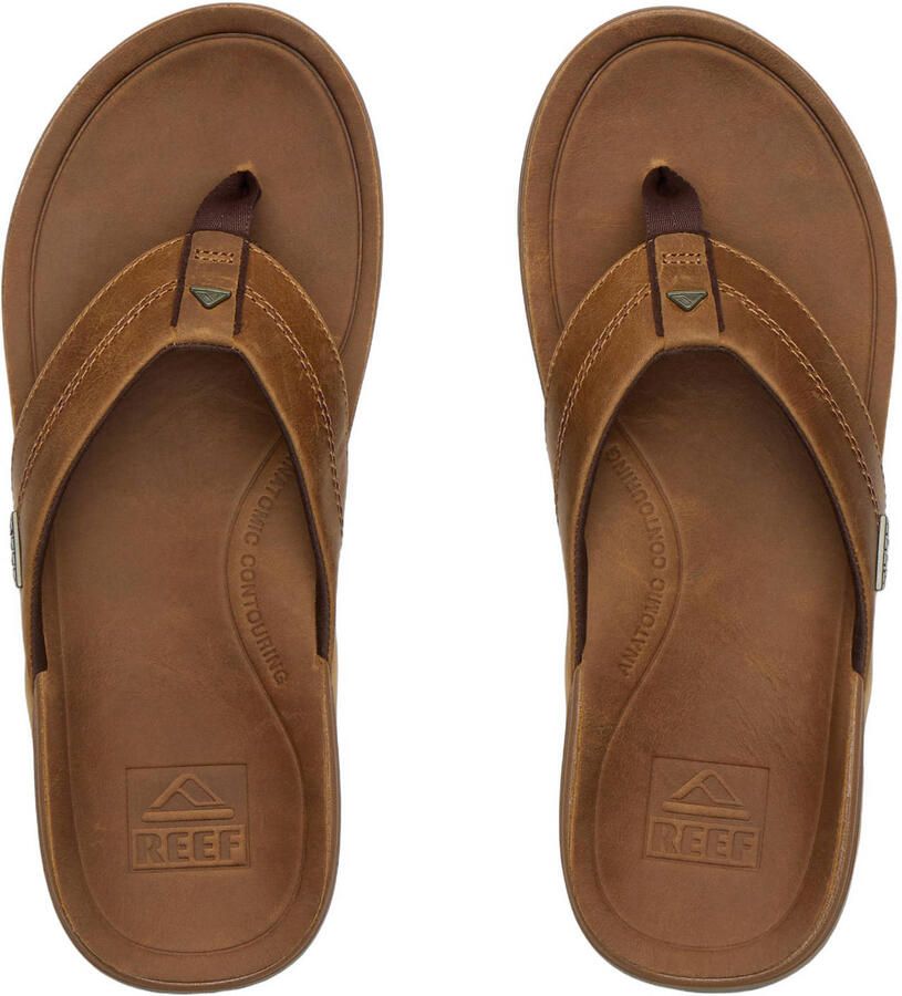 Reef Slipp REE Leather Offshore Middenbruin Bruin