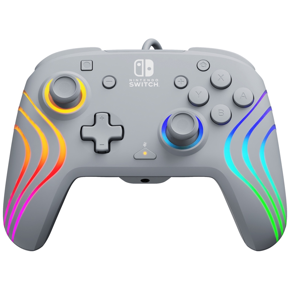 PDP Gaming Nintendo Switch Afterglow™ Wave Kabelgebundener Controller – Grau