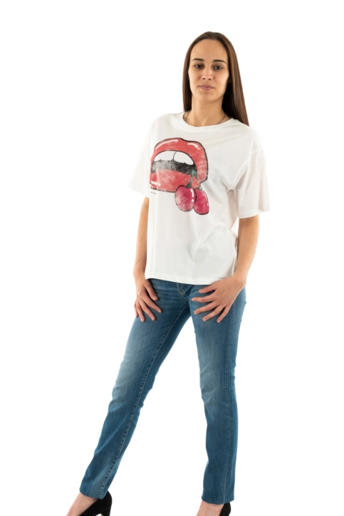 Tee shirt Le Temps Des Cerises tamita 1001 white