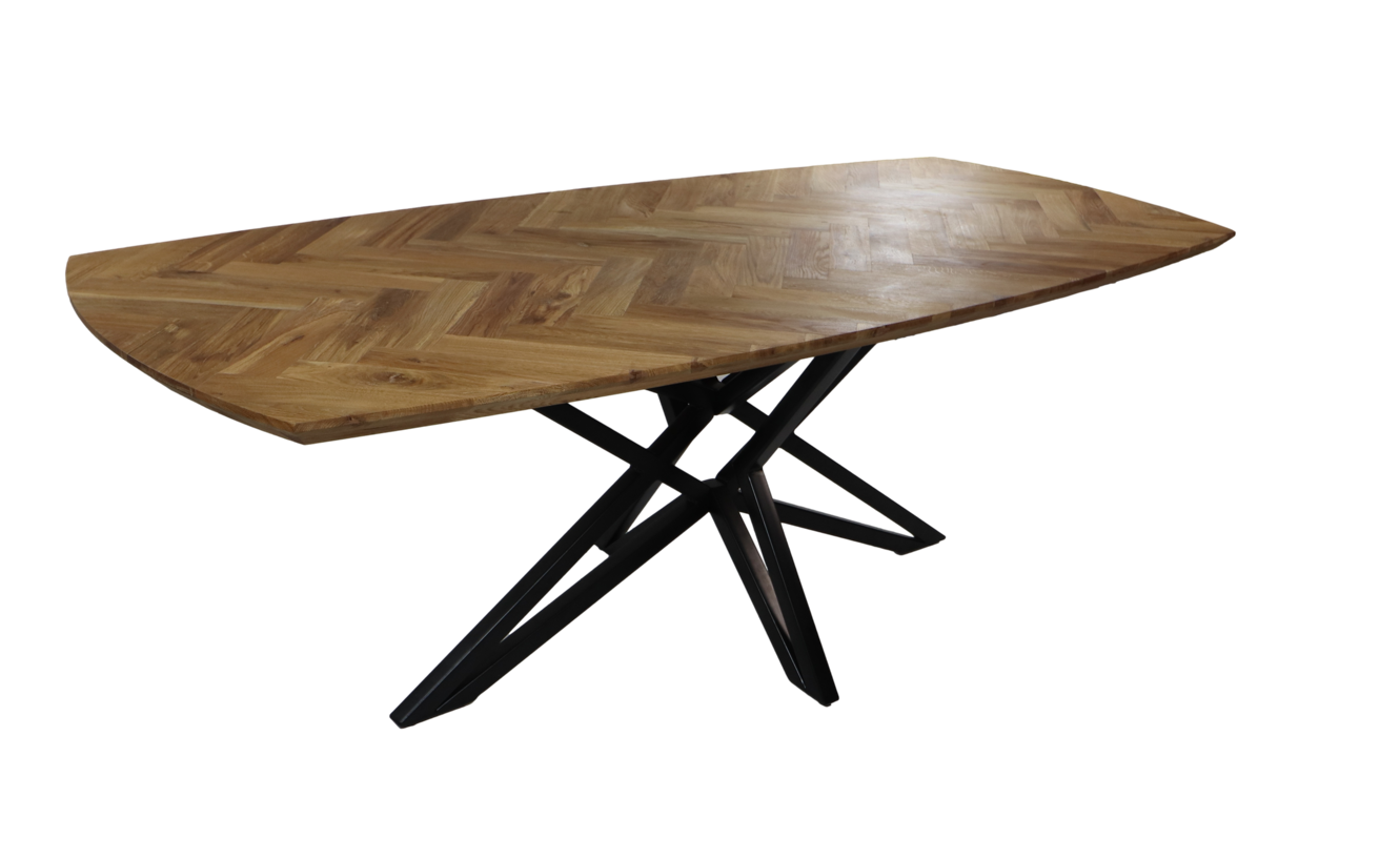 Eettafel Justin Massief Eiken Eettafel Justin 220