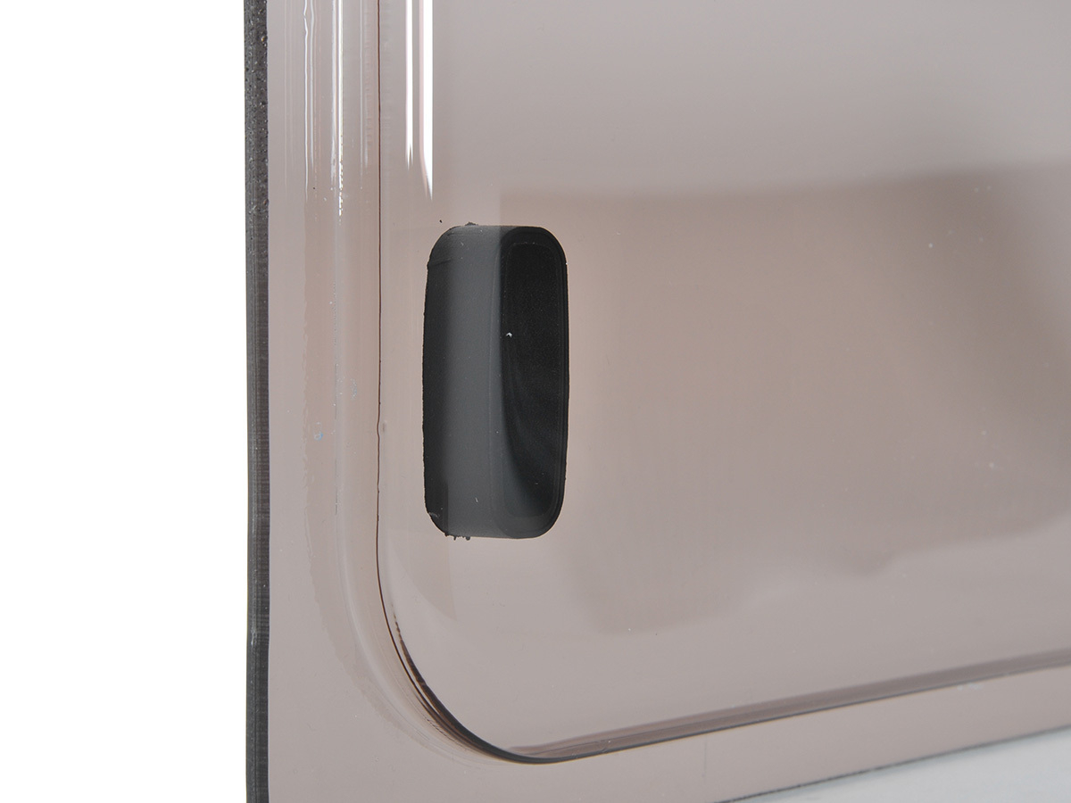 NRF 900 x 600 mm getint dubbelglas klapraam - bronze