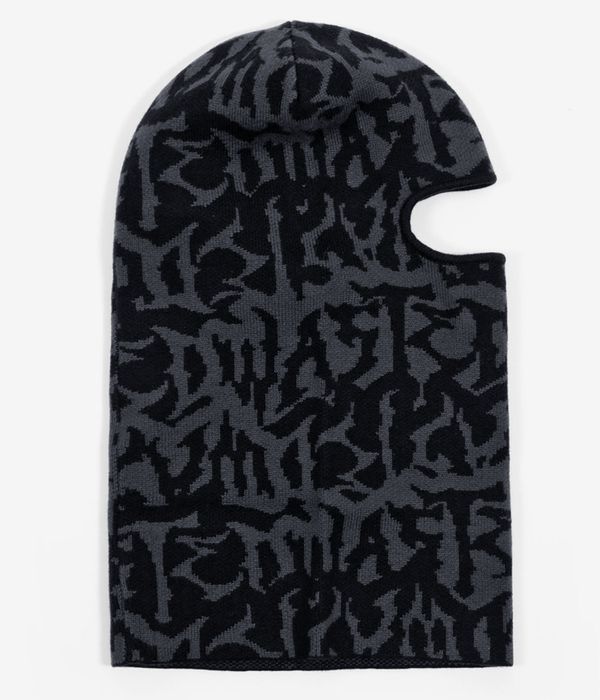 Wasted Paris Balaclava Allover Feeler Neckwarmer (charcoal black)