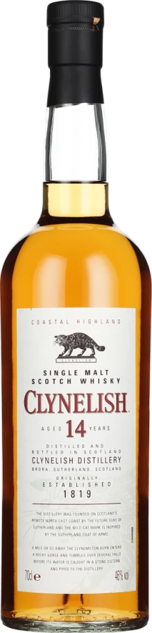 CLYNELISH 14 YEARS SINGLE MALT 70CL