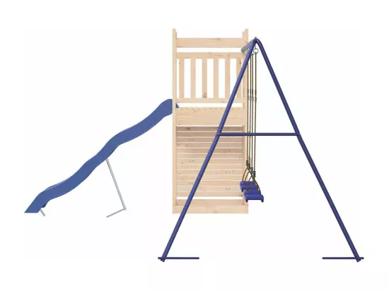Aire de jeux d'extérieur bois de pin massif