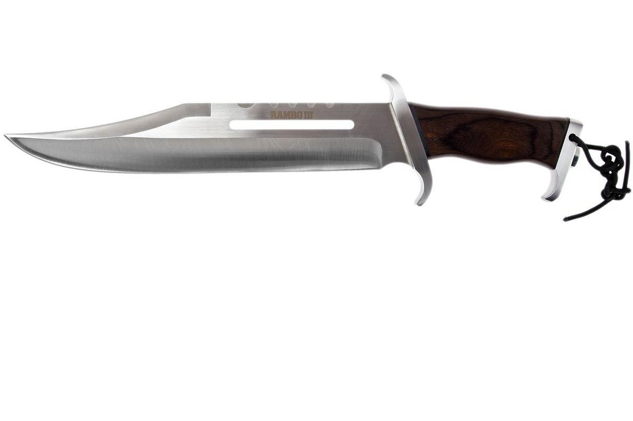 RAMBO knife Rambo 3 Standard Edition met houten handgreep, 9296