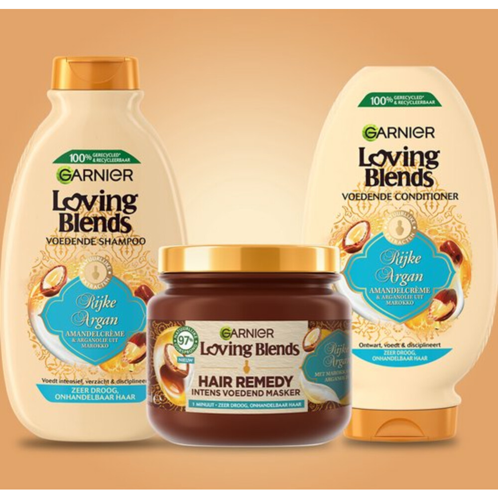 6x Garnier Loving Blends Rijke Argan Shampoo300 ml