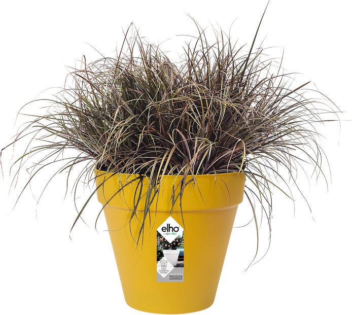 Elho bloempot Loft Urban geel D 19,3 H 17,5 cm