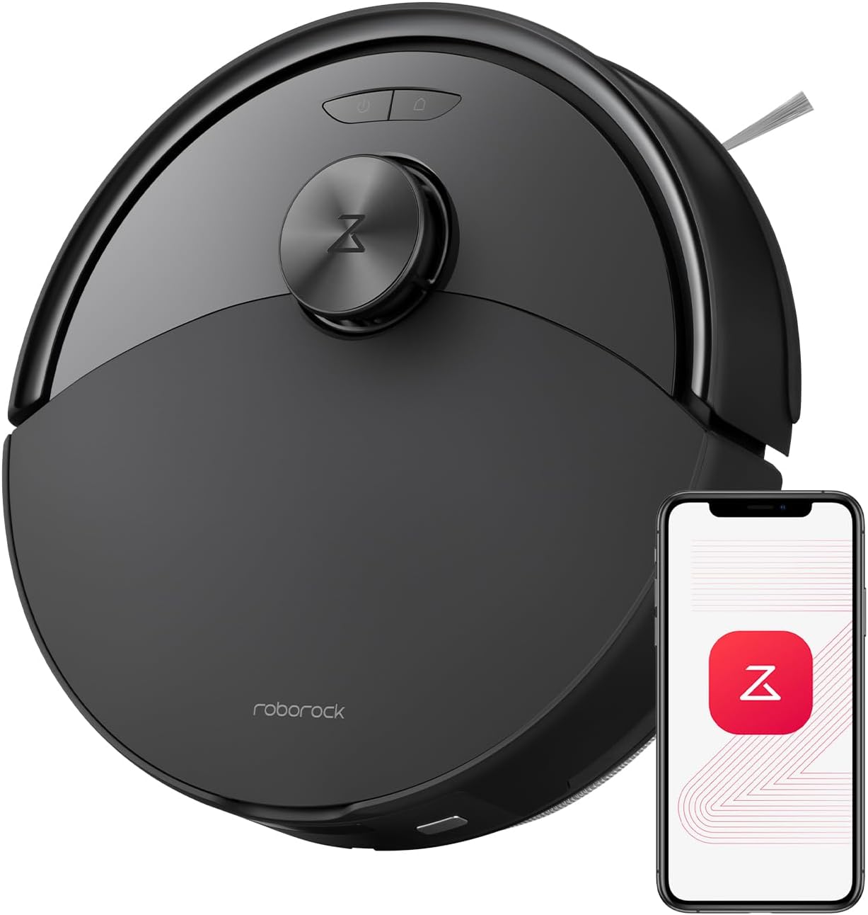 roborock Q10 S5 Saugroboter mit Wischfunktion, 10.000 Pa HyperForce Saugkraft, Dual Anti-Tangle System, Auto Lifting Mopping, Ideal für Tierhaare, Teppiche, Hartböden (Schwarz)