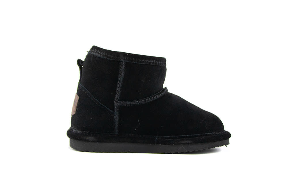 Warmbat Pantoffels Wallaby Kids Black