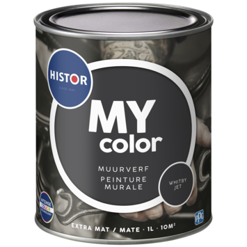 Histor My Color muurverf extra mat whitby jet 1 liter