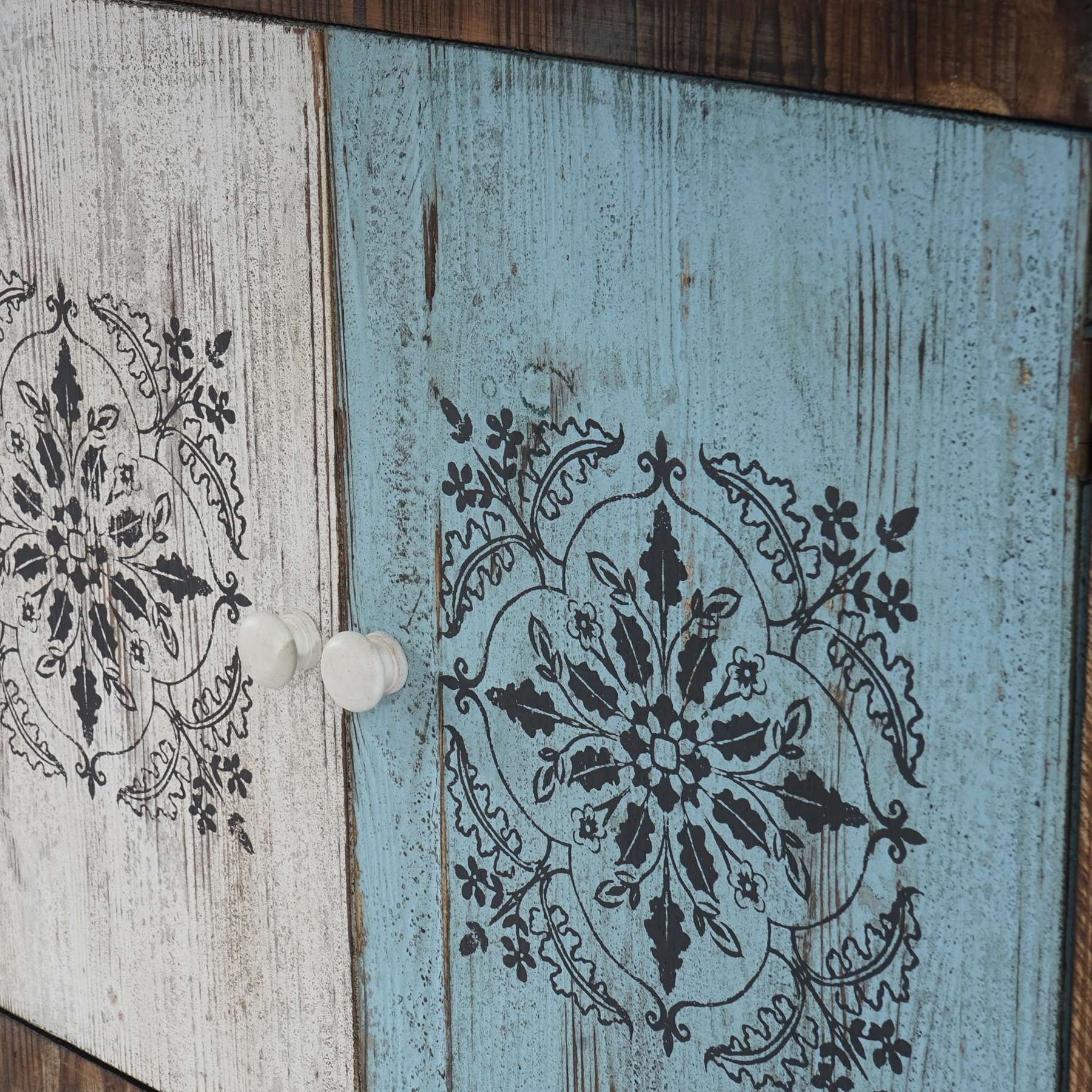 Kommode Vigo Schubladenkommode Schrank Shabby-Look, Vintage, 84x80x40cm