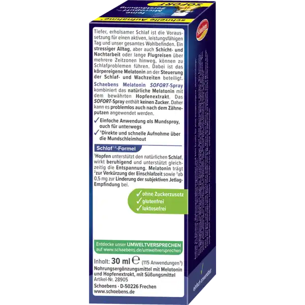 Melatonin Sofort-Spray 30 ml