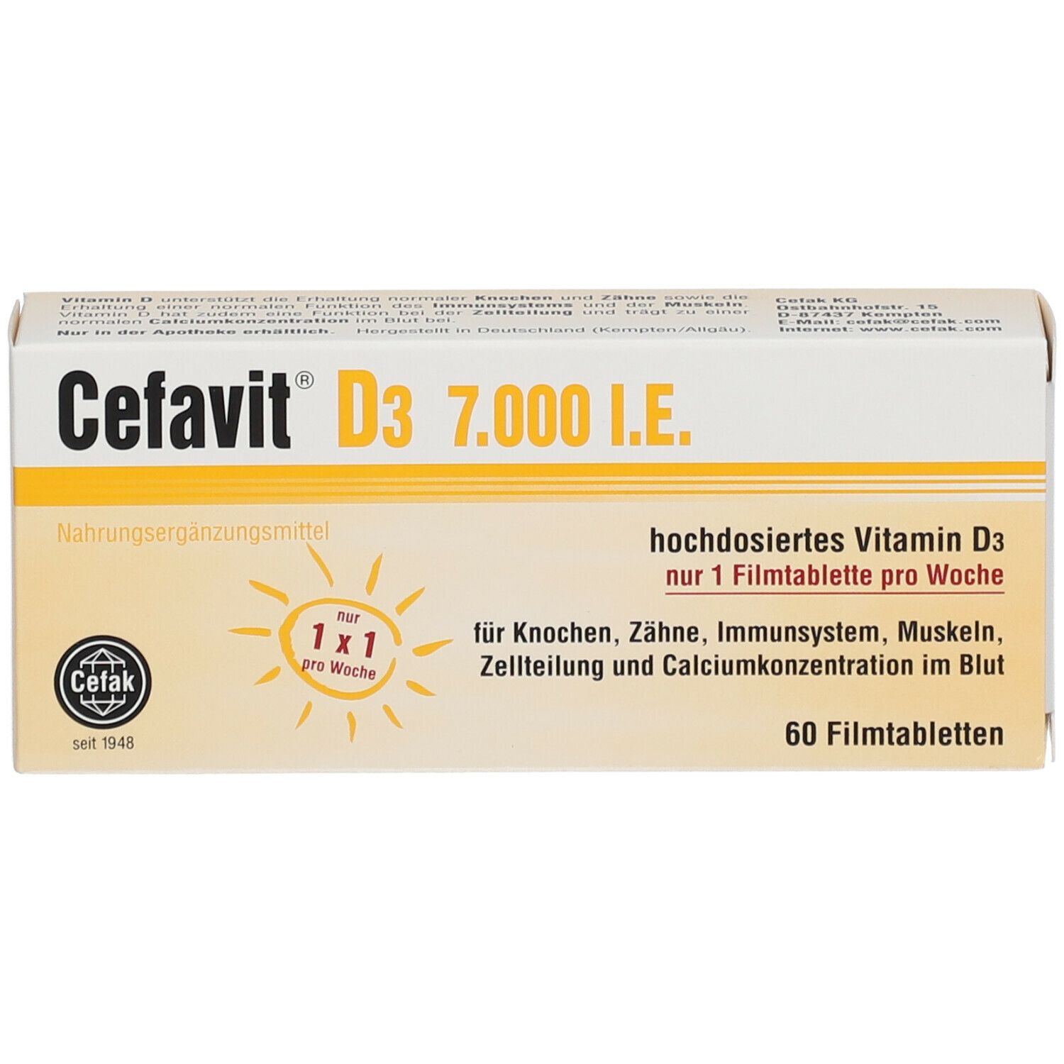 Cefavit® D3 7.000 I.E.