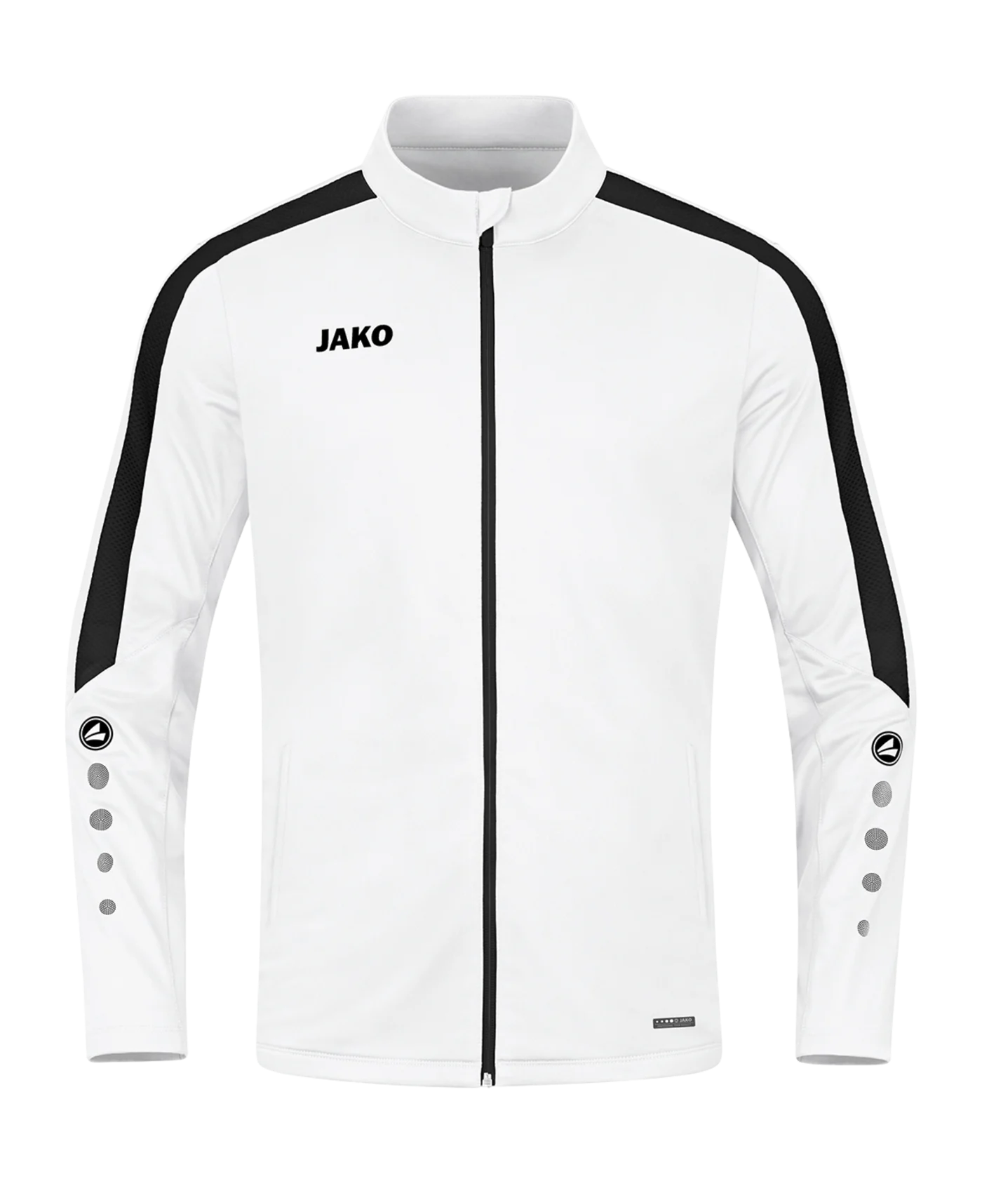 JAKO Power Polyesterjacke Kids Weiss Schwarz F000