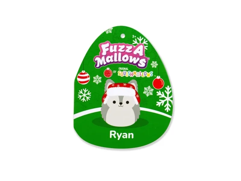 Squishmallows 30 cm P21 Fuzz A Mallows Ryan Husky