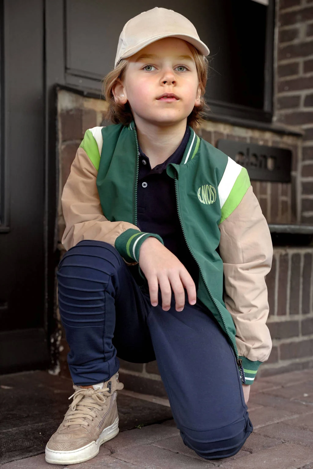 B.Nosy baseball jacket groen