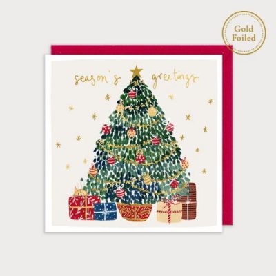 Season's Greetings Tree Greetings Card