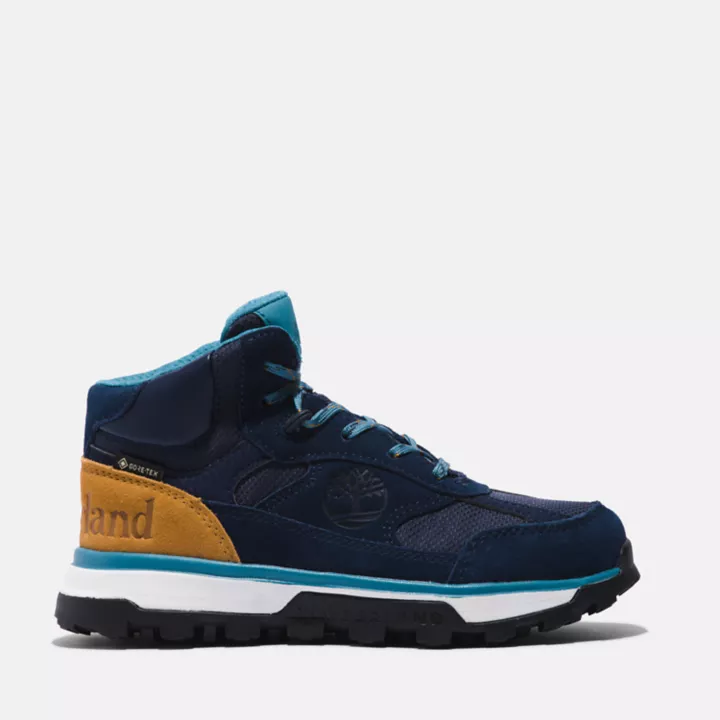 Chaussures de randonnée montantes Trail Trekker pour enfant en bleu marine