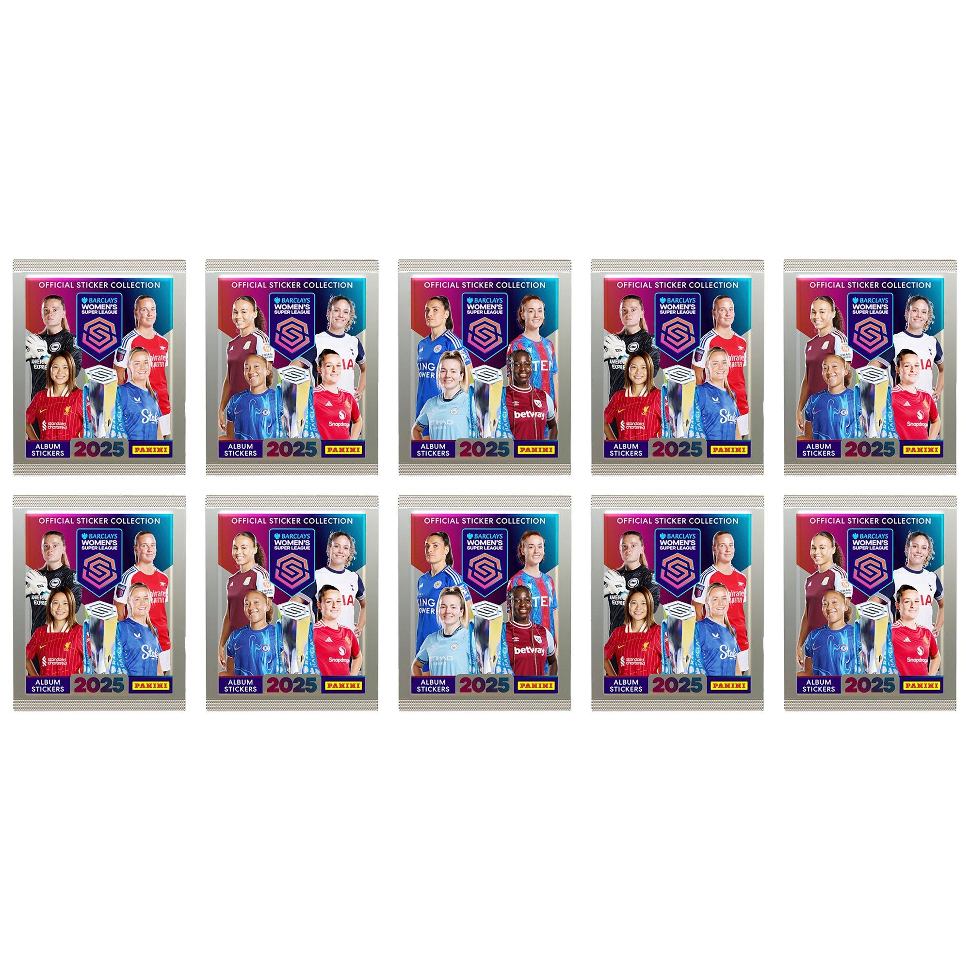 Panini GMAE Barclays Womens Super League Official Sticker Collection 2025 Pocket Tin