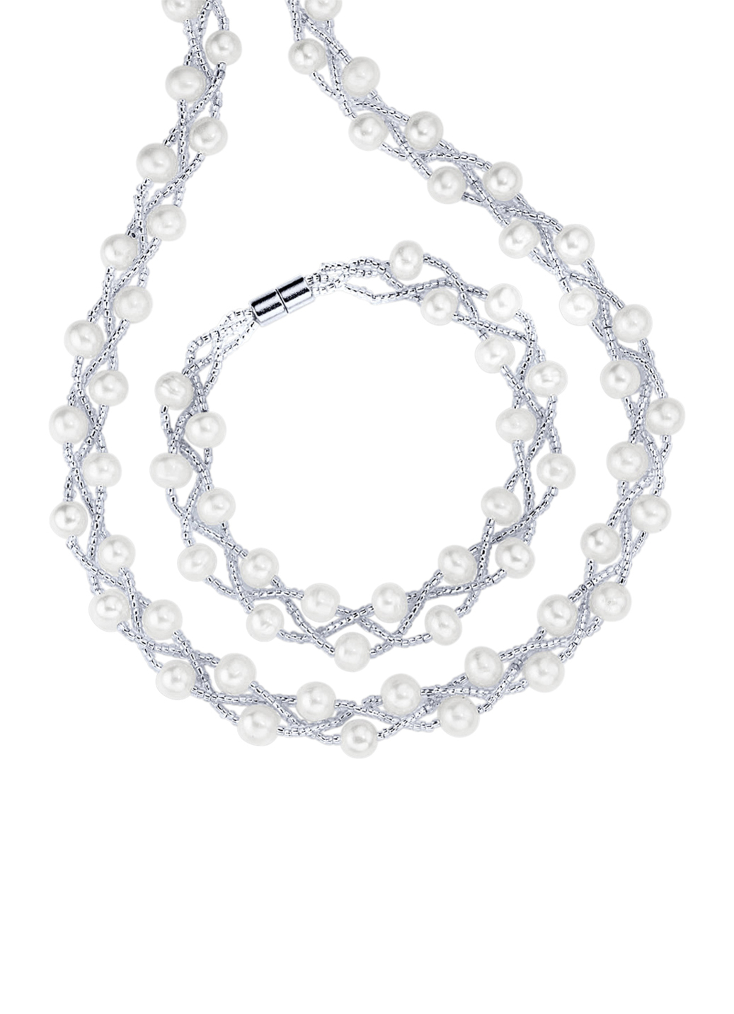 Schmuck-Set 2 teilig mit Süßwasser-Zuchtperlen