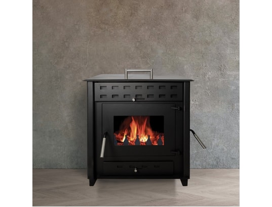 INTERSTOVES - Poêle à bois Hugo 9 | bûches 50cm - noir