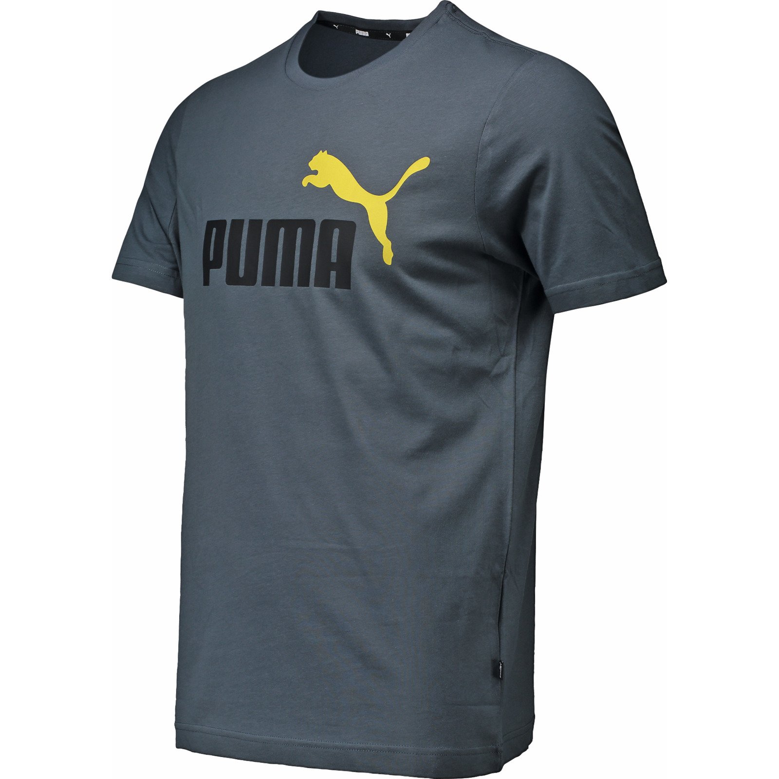 Puma Herren-T-Shirt Ess Big Logo L, kiwi
