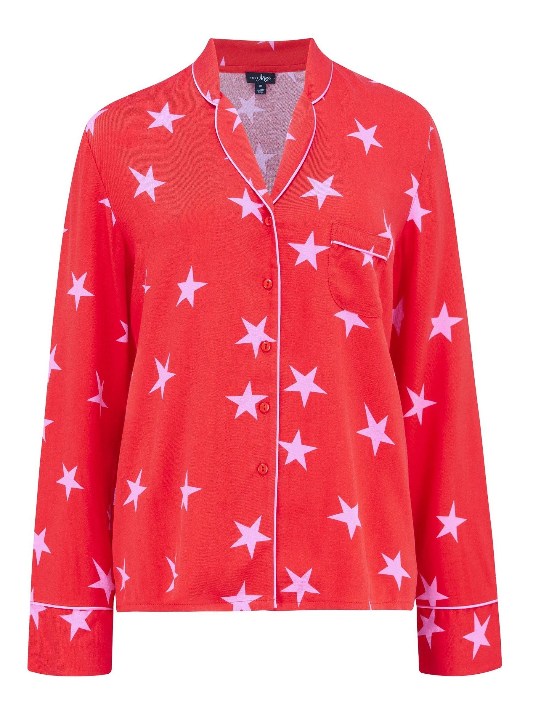Pour Moi - Luxe pyjama van geweven keperstof