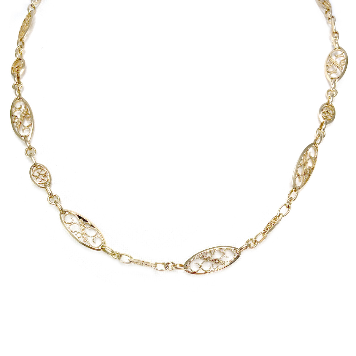 Collier d'occasion or 750 jaune 44 cm
