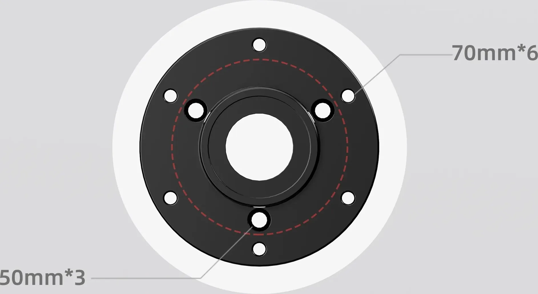 Moza Racing Universal Hub Kit (RS050) Accessoires gaming