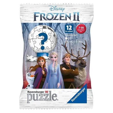 Ravensburger Frozen 2 3D Puzzle Ball, 1 Stück im Blindpack, sortiert