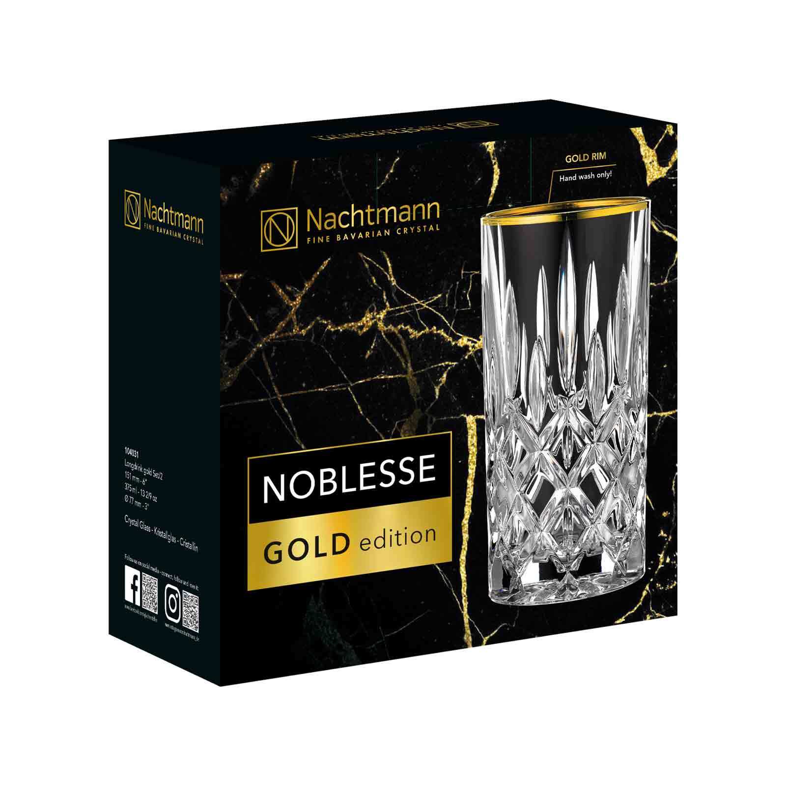 Nachtmann Whiskybecher Noblesse 375 ml 2er Set