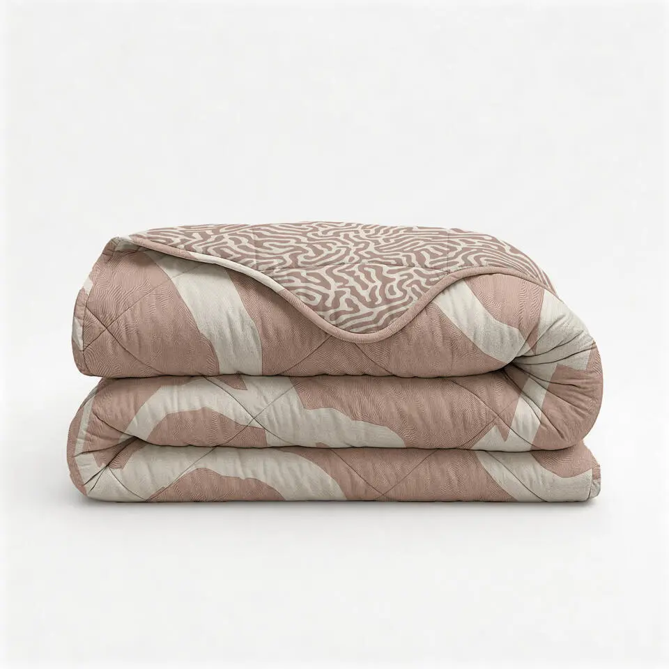 Dekbed zonder Overtrek Shapes 240x220 – Zacht & Wasbaar – Incl. 2 Kussenslopen