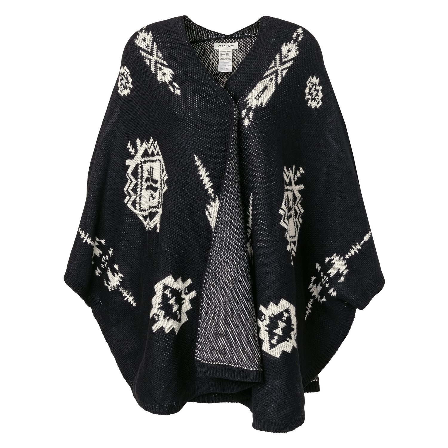 ARIAT Delta Poncho  - black - M/L